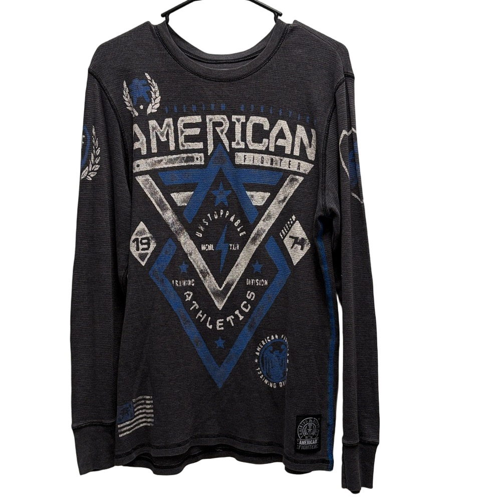 American Fighter Affliction Long Sleeve Shirt Mens Size Medium